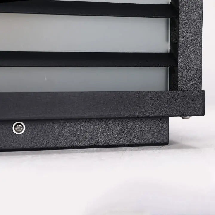 Modern Minimalist Waterproof Solar Square Aluminum PC LED Post Landscape Lighting for Garden Cuvalon