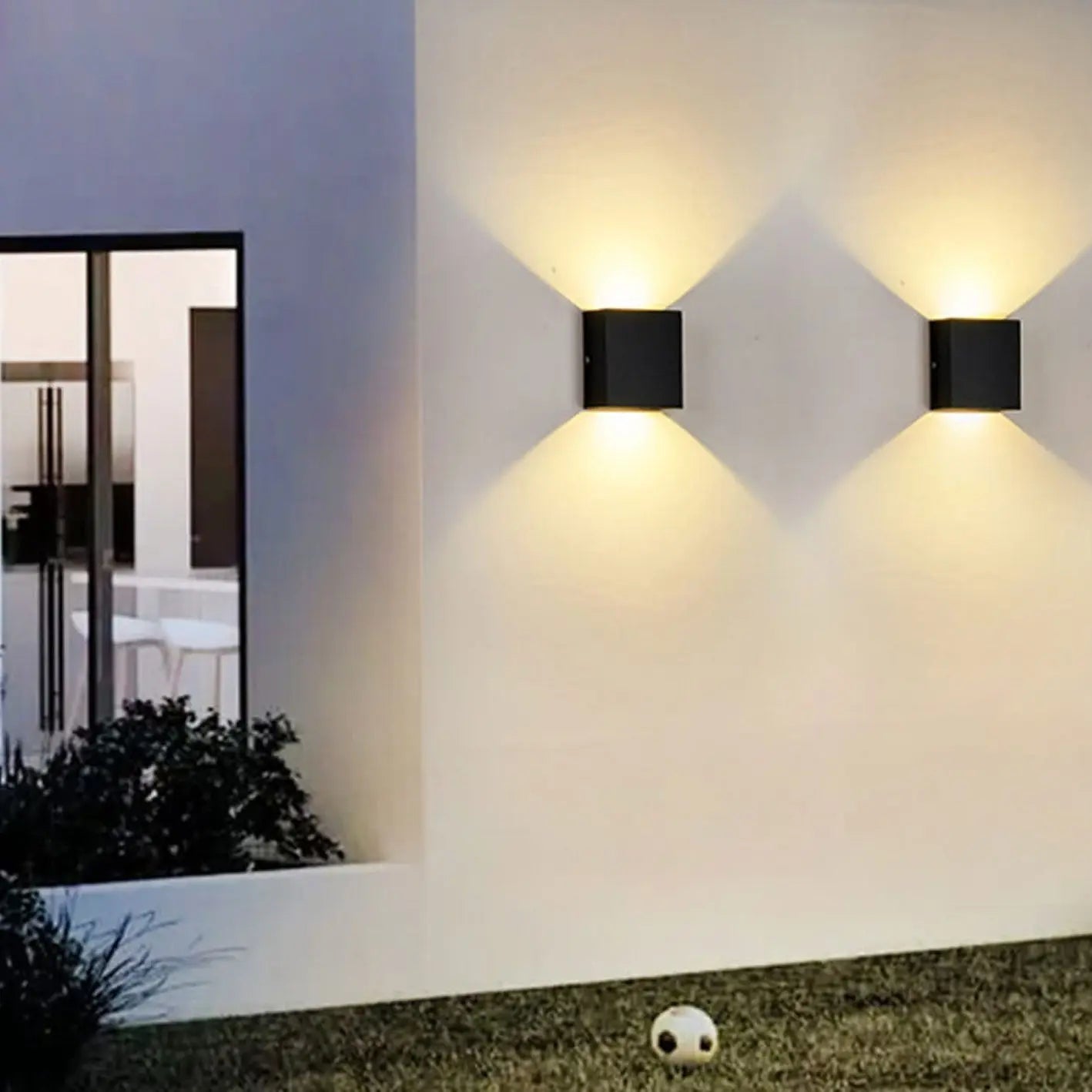 Modern Simple Square LED Body Sensor Wall Sconce Lamp Cuvalon