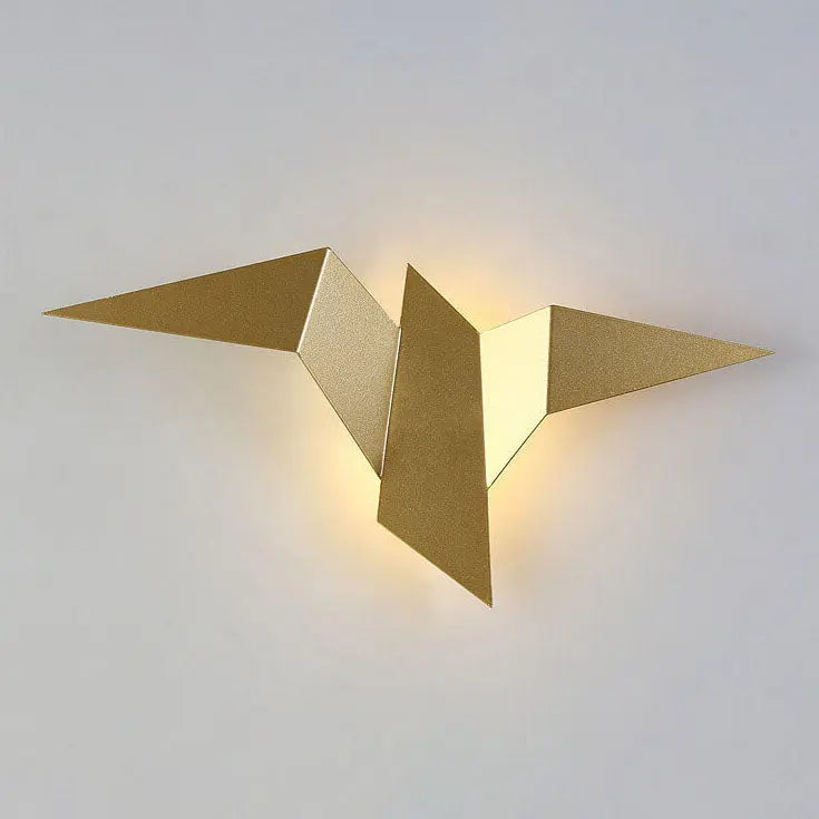 Modern Creative Flying Bird Metal 1-Light LED Wall Sconce Lamps Cuvalon