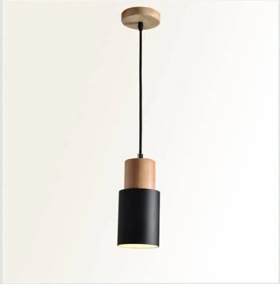 Nordic Macaron Cylinder Aluminum 1-Light Single LED Pendant Light Cuvalon