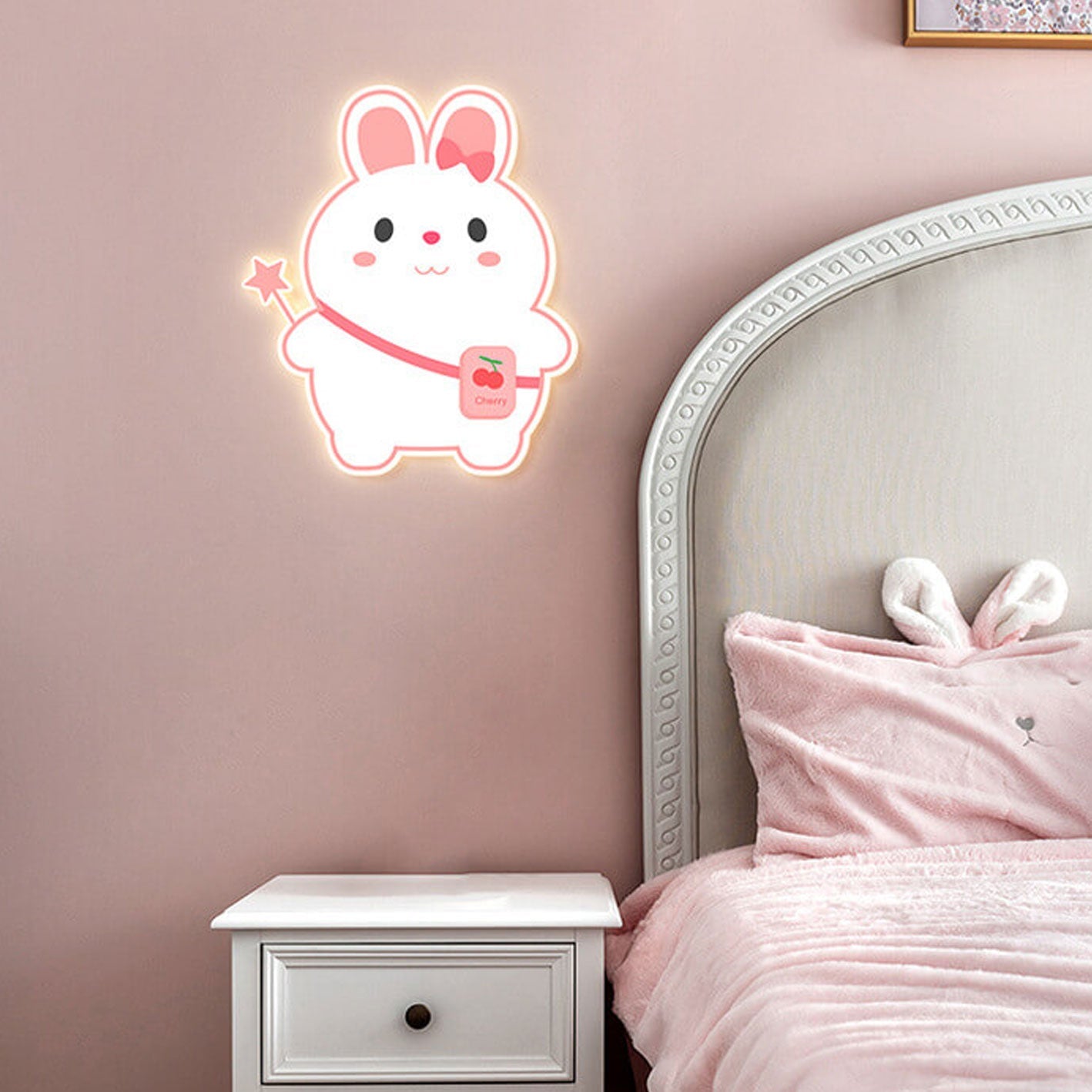 Creative Cartoon Rabbit Unicorn Kids LED Wall Sconce Lamp Cuvalon