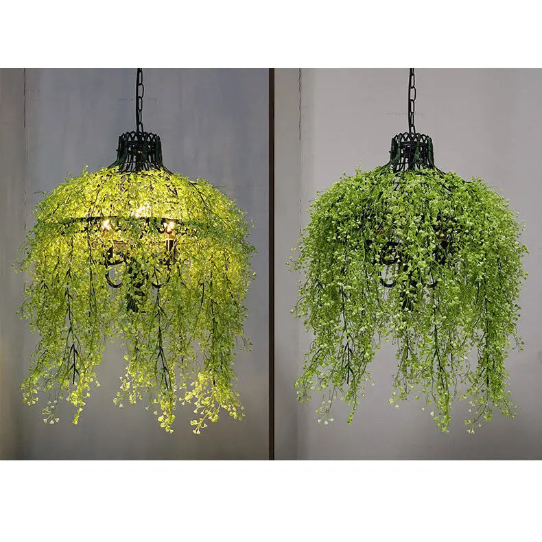 Creative Plant Vine Decorative 3-Light Chandelier Cuvalon