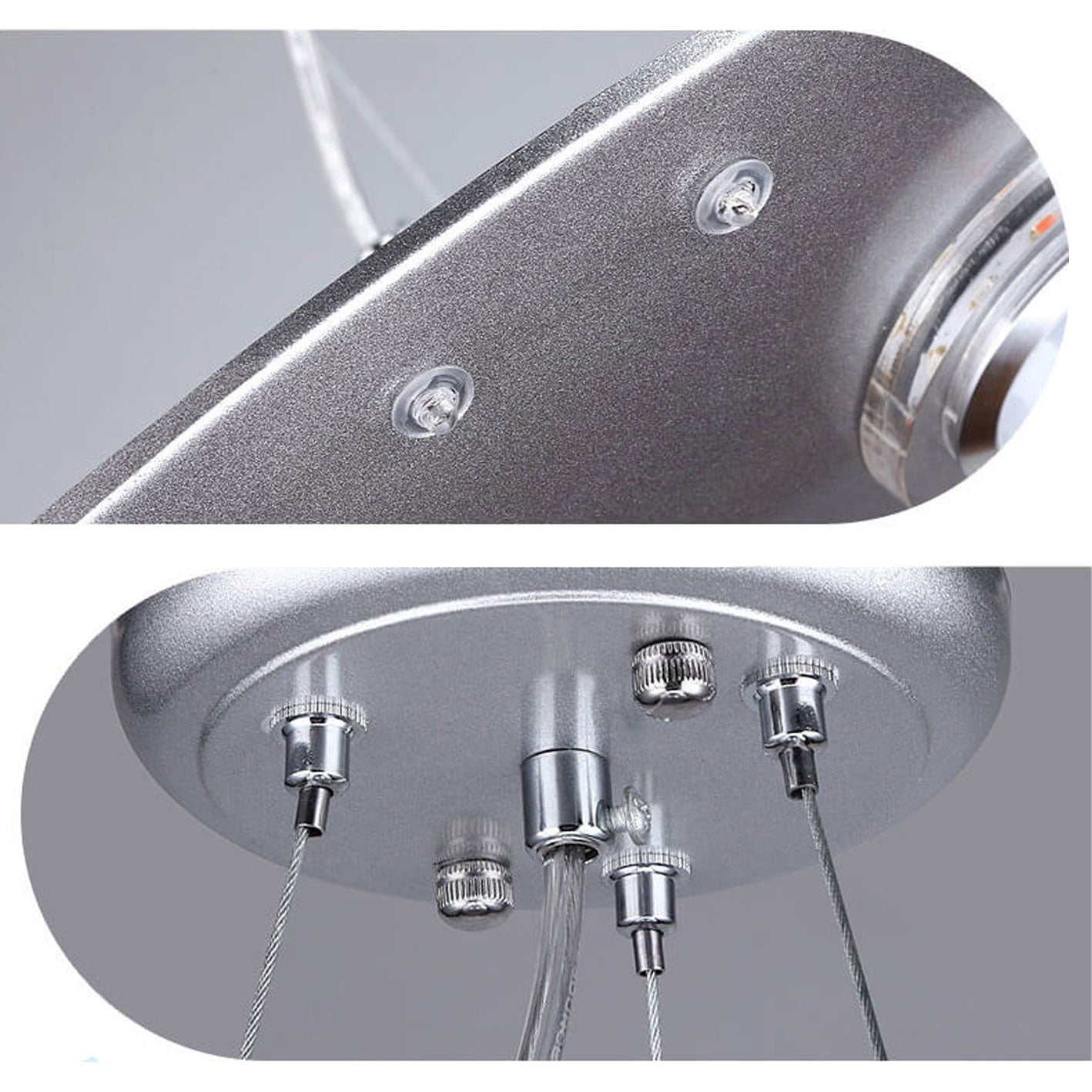 Creative Cartoon UFO Flying Saucer LED Kids Chandelier Cuvalon