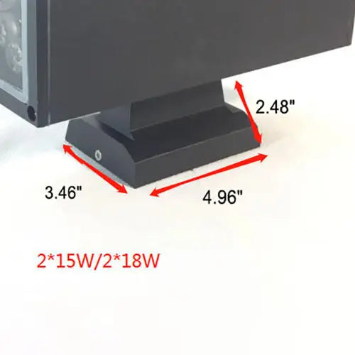 Modern Minimalist Square Column LED Luminous Outdoor Waterproof Wall Sconce Lamp Cuvalon