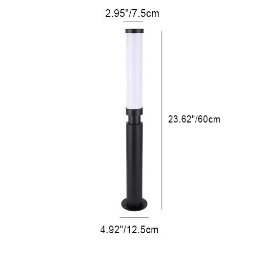 Modern Acrylic Waterproof Creative Lipstick Design LED Outdoor Lawn Floor Lamp Cuvalon