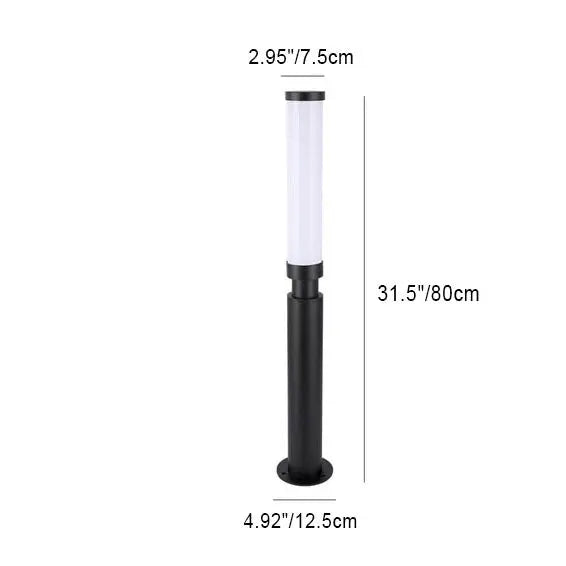 Modern Acrylic Waterproof Creative Lipstick Design LED Outdoor Lawn Floor Lamp Cuvalon