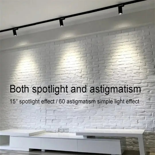 Modern Minimalist Adjustable Dimmable Focus Dimming Spotlight Tubular Track Lighting 3/4/5 Light LED Flush Mount For Living Room Cuvalon