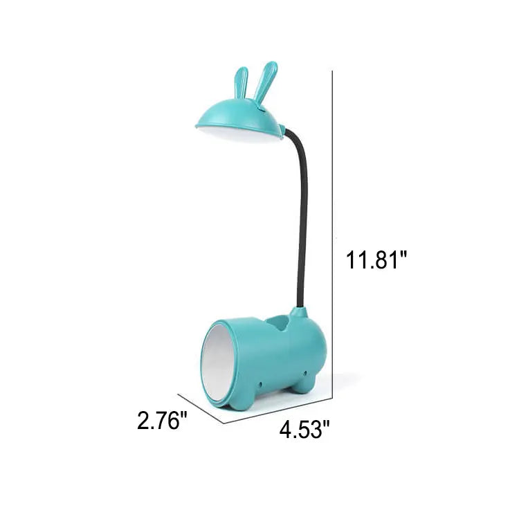 Cartoon Creative Rabbit LED Touch USB Pen Holder Desk Lamp Cuvalon