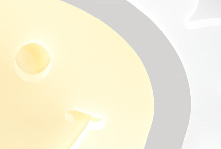 Creative Cartoon Smiley Sun LED Flush Mount Ceiling Light Cuvalon