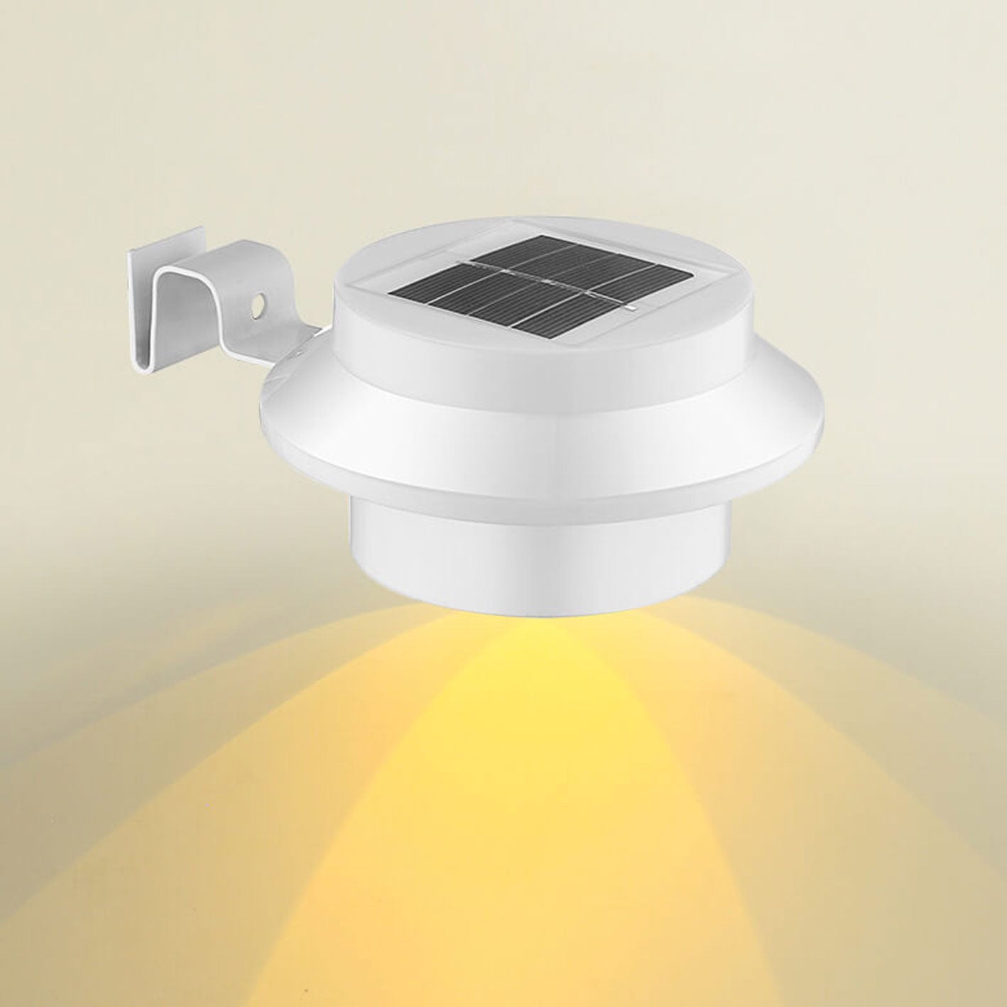 Solar Cylinder LED Outdoor Waterproof Fence Wall Sconce Lamp Cuvalon