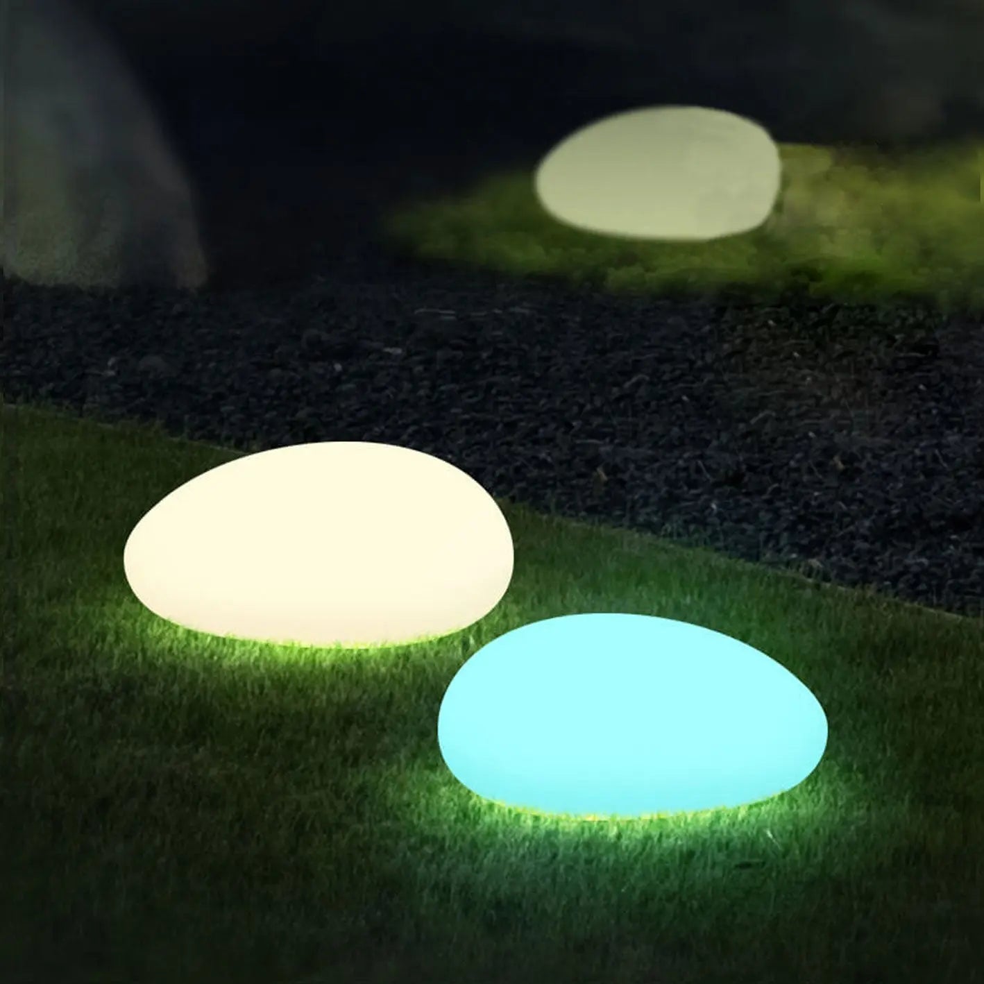 Solar Waterproof PE Spherical LED Outdoor Decorative Lawn Light Cuvalon