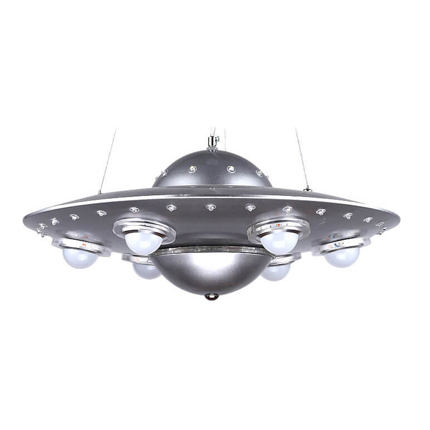 Creative Cartoon UFO Flying Saucer LED Kids Chandelier Cuvalon