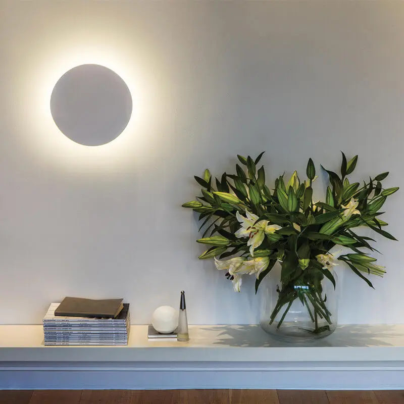 Modern Minimalist Colorful Round Iron LED Wall Sconce Lamp Cuvalon