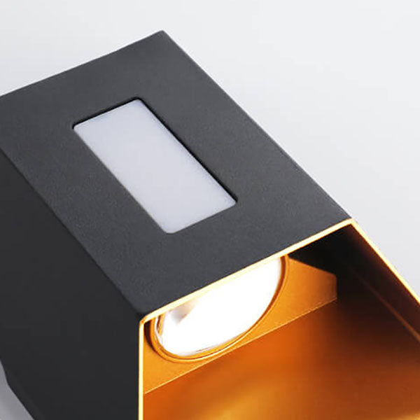 Modern Aluminum Lens Outdoor Waterproof Patio LED Wall Sconce Lamp Cuvalon