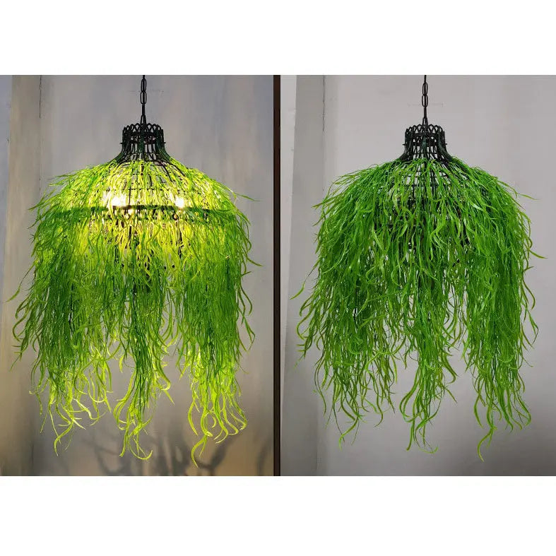 Creative Plant Vine Decorative 3-Light Chandelier Cuvalon