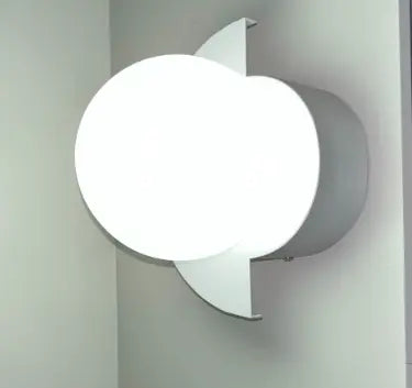 Modern Minimalist Glass Spherical Colorful Semicircle Design 1-Light Wall Sconce Lamp Cuvalon