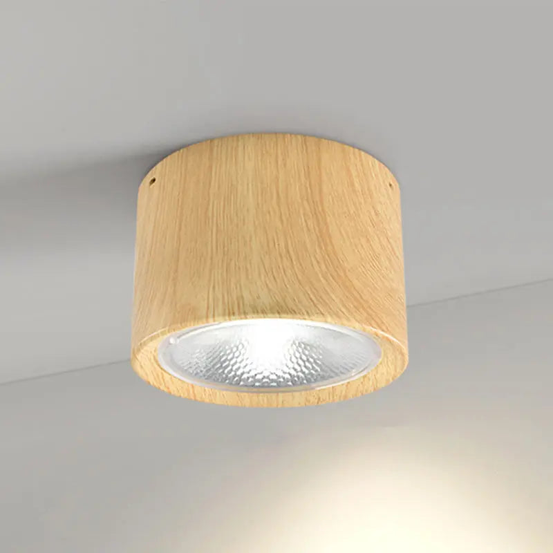 Nordic Cylinder Spotlight LED Flush Mount Ceiling Light Cuvalon