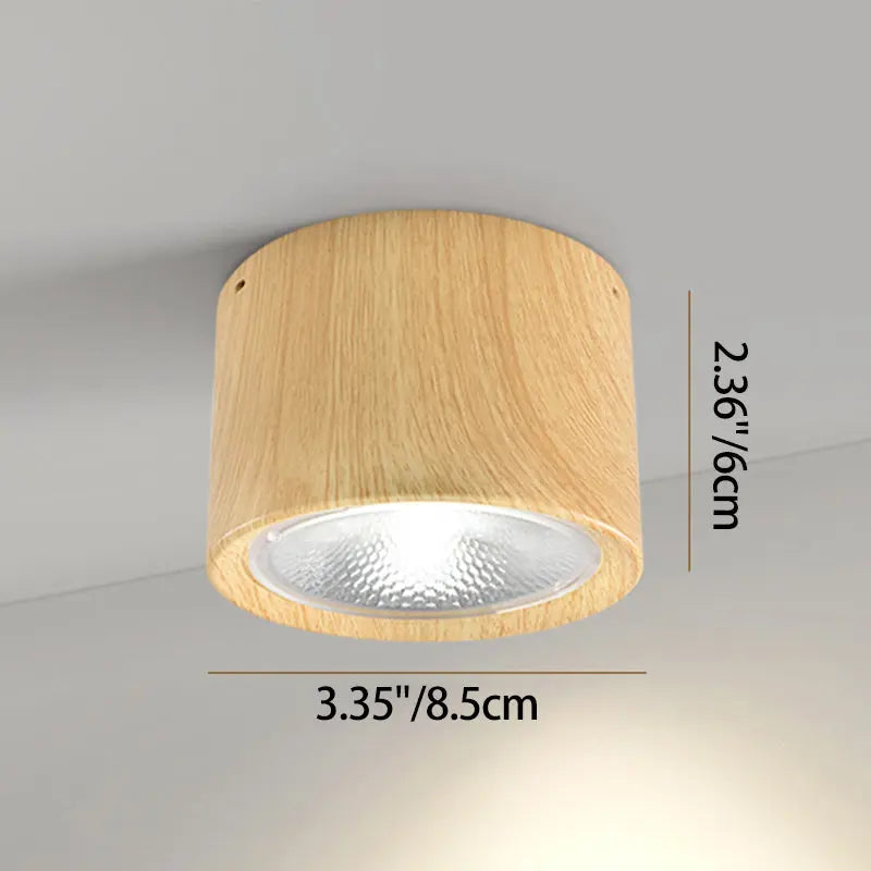 Nordic Cylinder Spotlight LED Flush Mount Ceiling Light Cuvalon