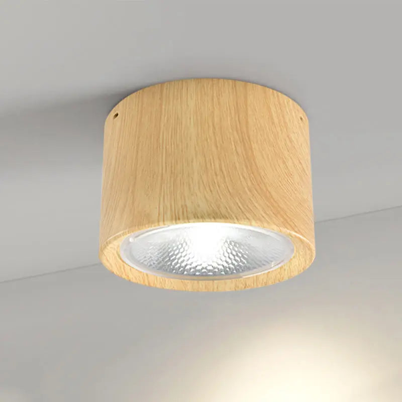 Nordic Cylinder Spotlight LED Flush Mount Ceiling Light Cuvalon