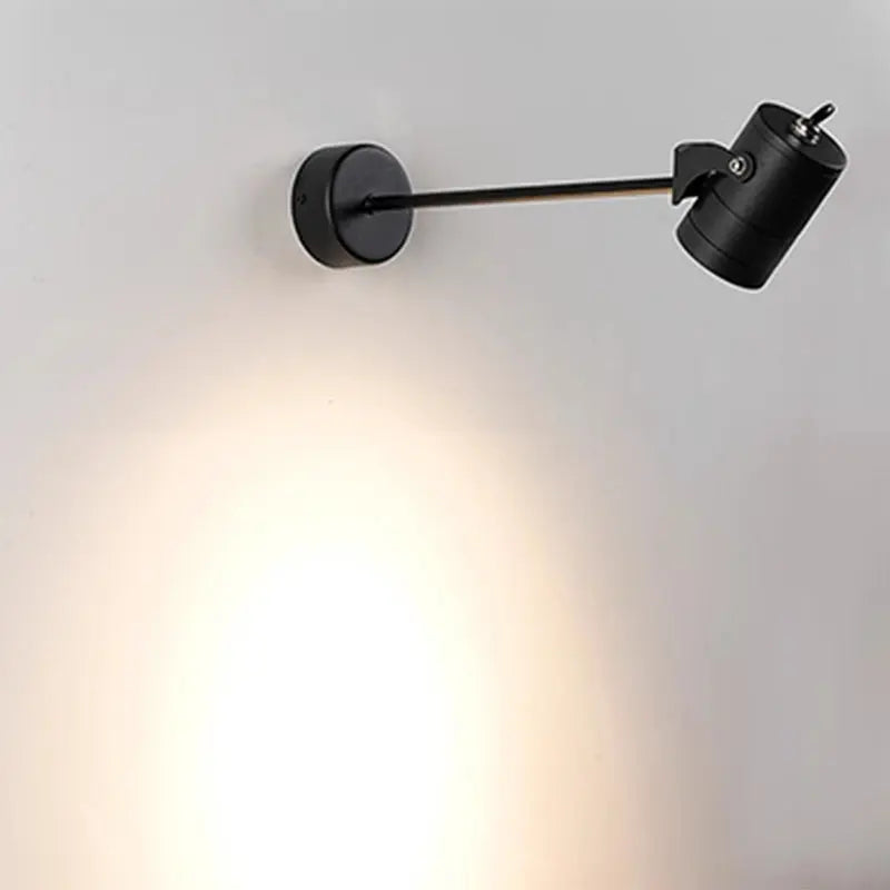 Modern Simplicity Waterproof Aluminum Iron Adjustable Cylinder Long Pole LED Wall Sconce Lamp For Outdoor Patio Cuvalon
