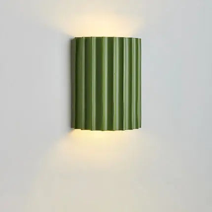 Contemporary Nordic Resin Tiles 2-Light Wall Sconce Lamp For Bedroom Cuvalon