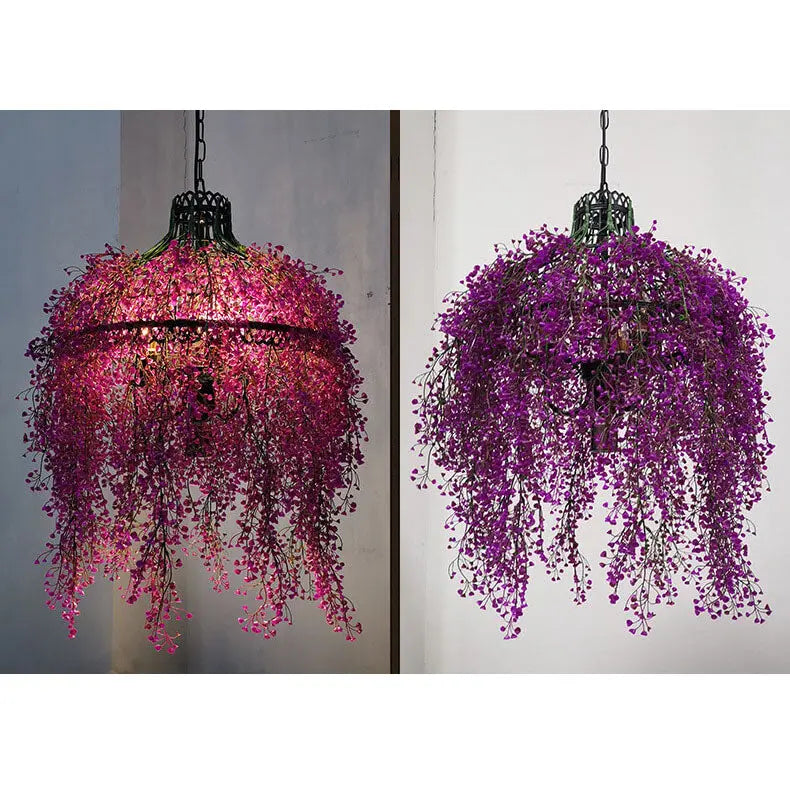 Creative Plant Vine Decorative 3-Light Chandelier Cuvalon