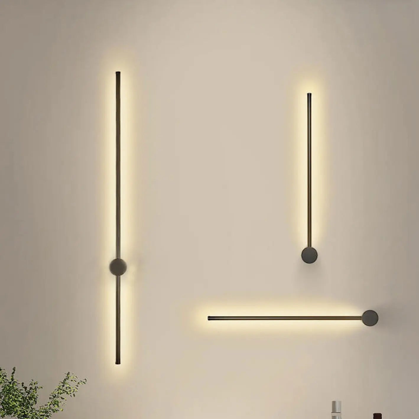 Minimalist Strip Aluminum LED Wall Sconce Lamp Cuvalon