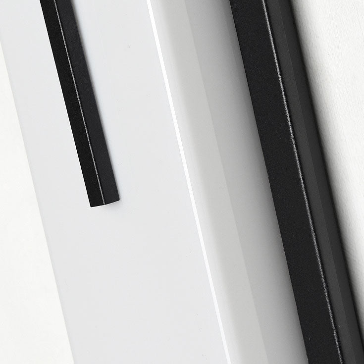 Outdoor Minimalist Rectangular Stainless Steel Acrylic LED Waterproof Wall Sconce Lamp Cuvalon