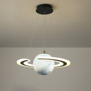 Modern Creative Space Planet Circle Kids LED Chandelier Cuvalon