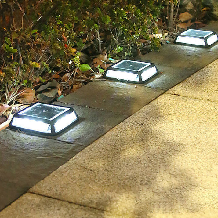 Modern Square Waterproof Solar LED Outdoor Garden Balcony Street Light Cuvalon