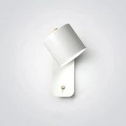 Nordic Macaron Cylinder Shape Rotatable 1-Light Wall Sconce Lamps Cuvalon