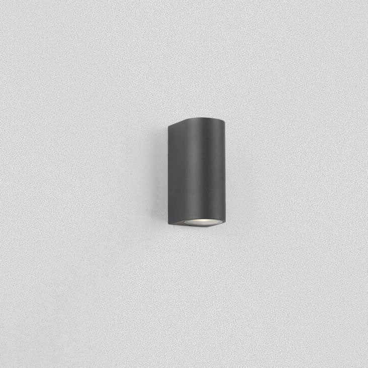 Modern Simple Outdoor Waterproof Aluminum Glass Cylinder 2-Light Wall Sconce Lamp Cuvalon