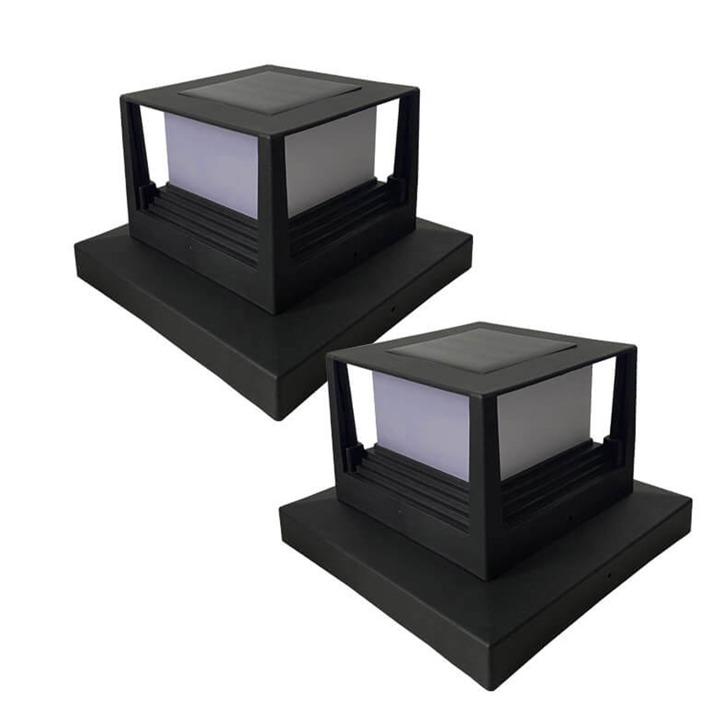 Outdoor Solar Pillar Head Light Square Pillar Head Light Garden Light Cuvalon