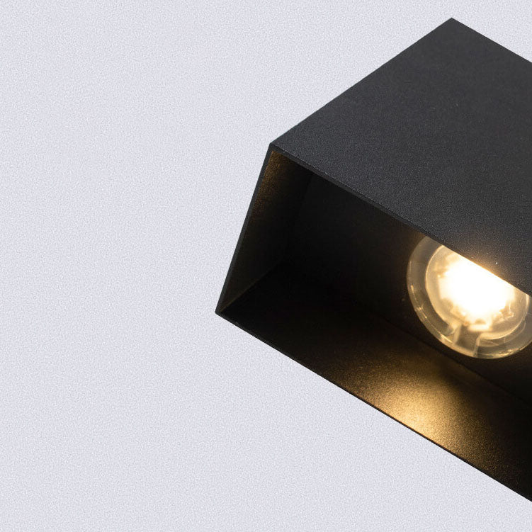 Modern Minimalist Square Aluminum LED Wall Sconce Lamp Cuvalon