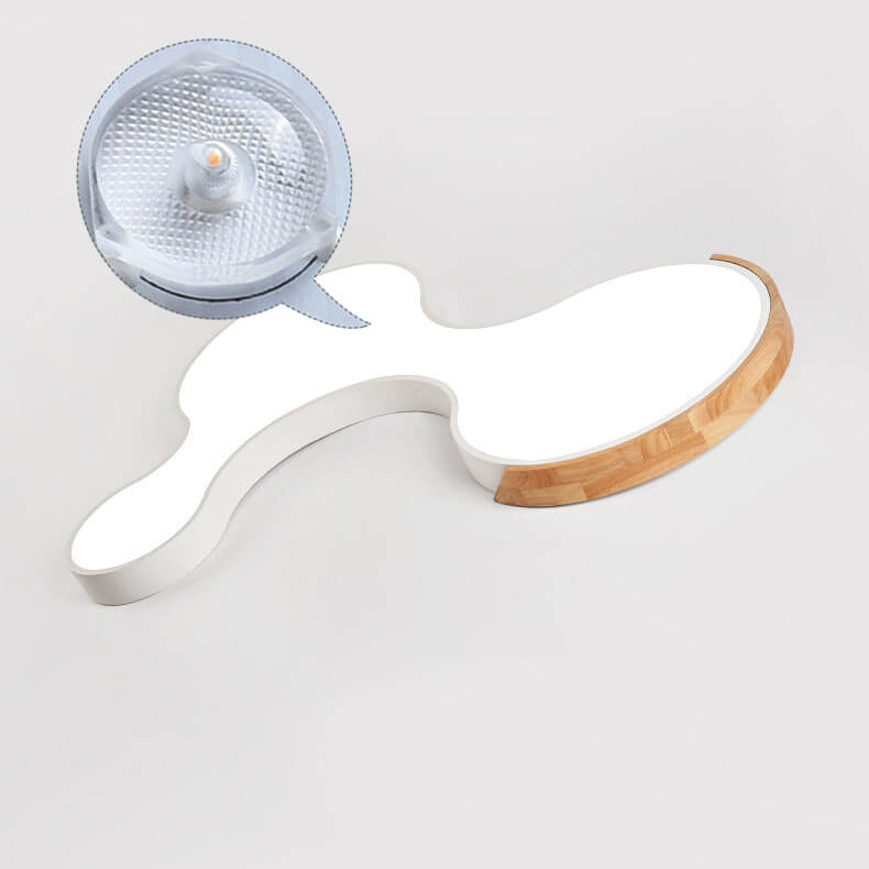 Nordic Macaron Shaped Block Clouds LED Flush Mount Ceiling Light Cuvalon