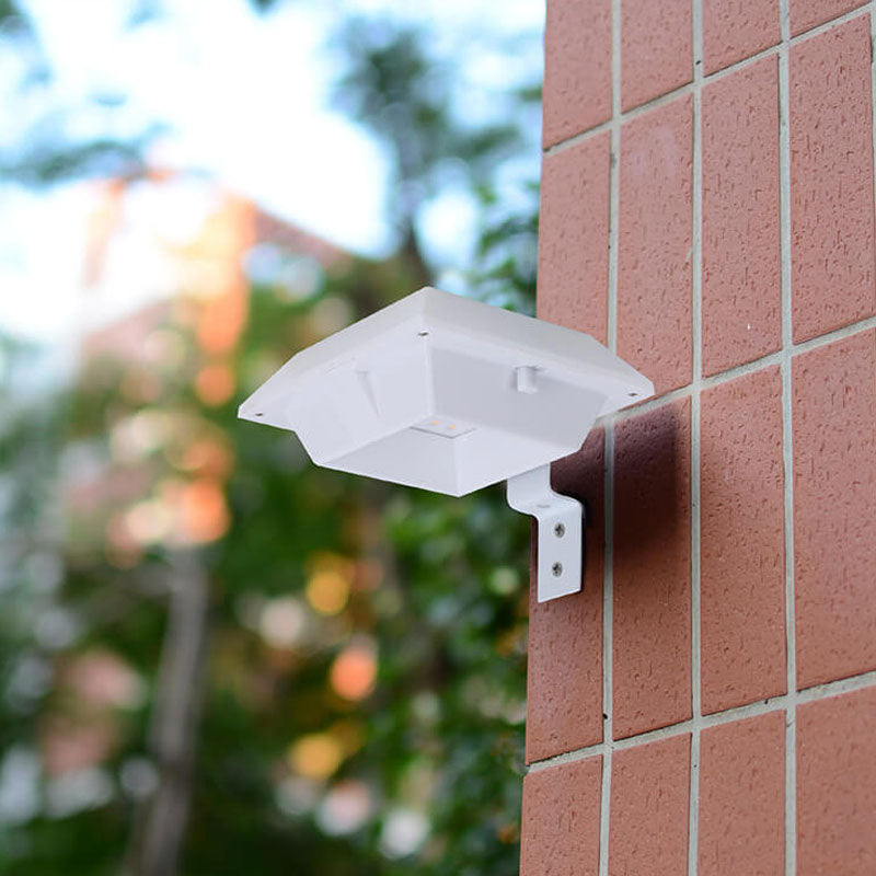 Solar UFO Shape Design Fence Light LED Outdoor Wall Sconce Lamp Cuvalon