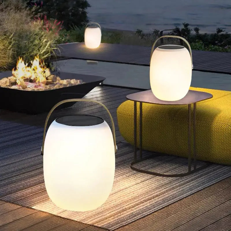 Solar PE Portable Basket LED Outdoor Waterproof Decorative Light Cuvalon