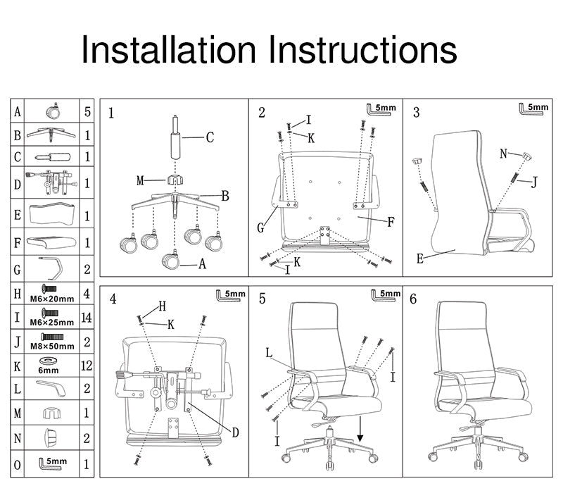 Modern Luxury Ergonomic Office Chair - Leather Executive Desk Chair Plywood & Metal Frame High-Density Foam With Wheels, Swivel, Adjustable Height & Reclining Function Cuvalon