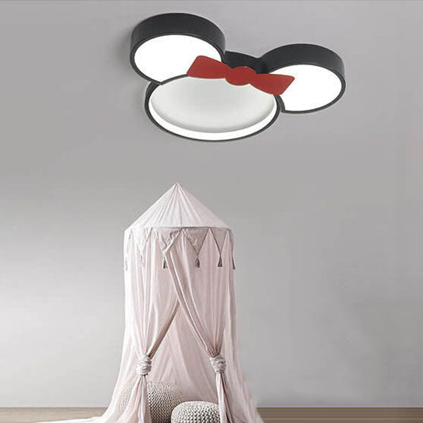 Cartoon Mouse LED Flush Mount Ceiling Light Cuvalon