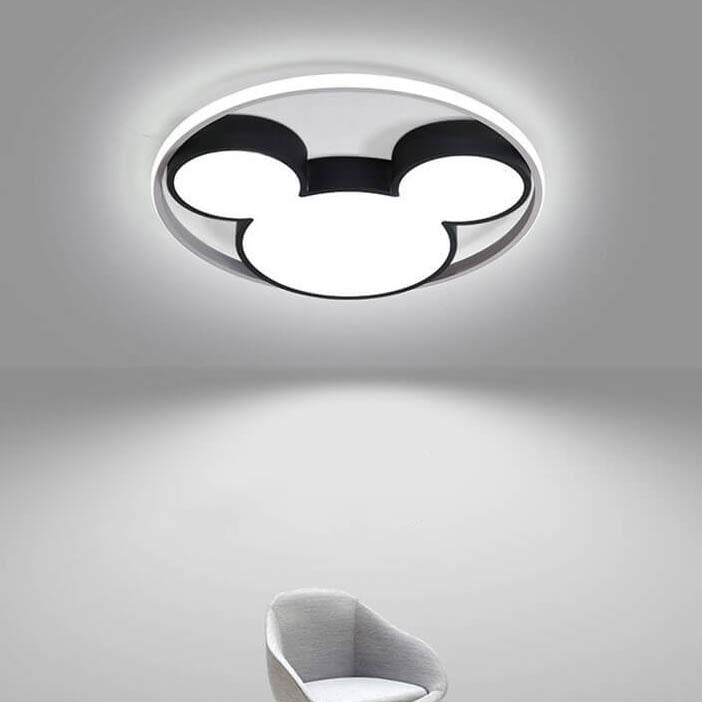 Cartoon Mouse LED Flush Mount Ceiling Light Cuvalon