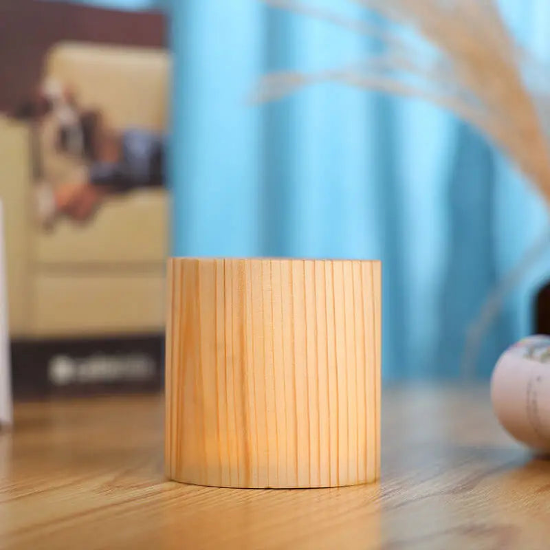 Creative Wood LED Touch Night Light Table Lamp Cuvalon