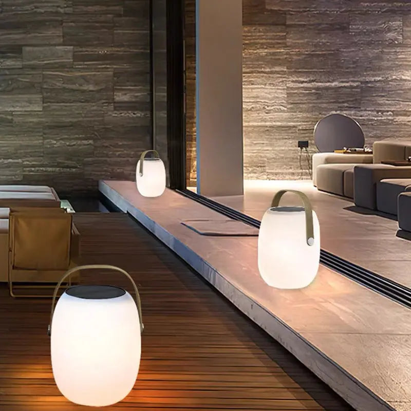 Solar PE Portable Basket LED Outdoor Waterproof Decorative Light Cuvalon
