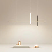 Modern Minimalist Long Line LED Chandelier Cuvalon