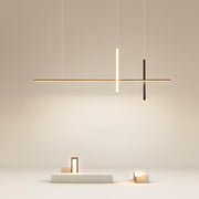 Modern Minimalist Long Line LED Chandelier Cuvalon