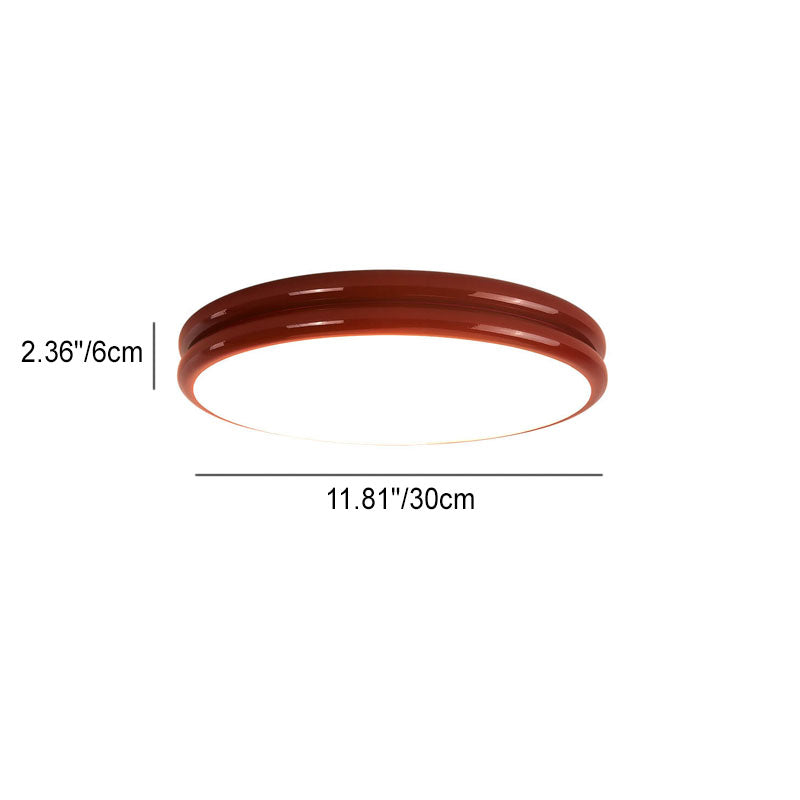 Modern Eye Care Children's Wrought Iron Round LED Flush Mount Lighting Cuvalon
