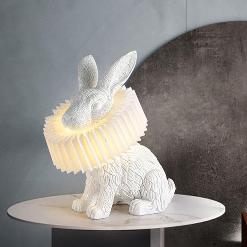 Modern Creative Resin Rabbit LED 1-Light Table Lamp Cuvalon