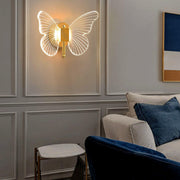 Nordic Creative Butterfly Acrylic LED Wall Sconce Lamp Cuvalon