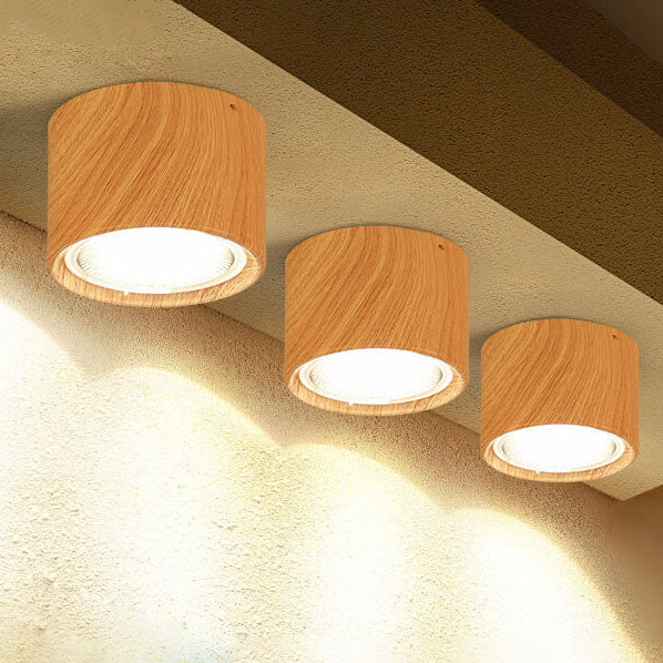 Nordic Cylinder Spotlight LED Flush Mount Ceiling Light Cuvalon