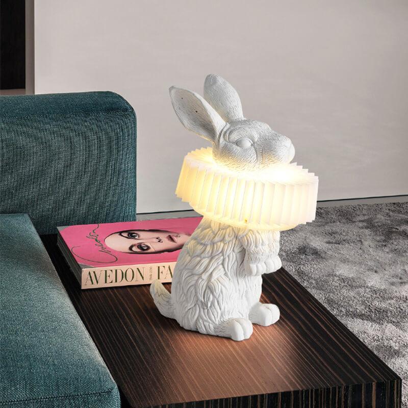 Modern Creative Resin Rabbit LED 1-Light Table Lamp Cuvalon