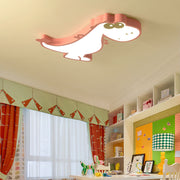 Cartoon Creative Dinosaur LED Flush Mount Ceiling Light Cuvalon
